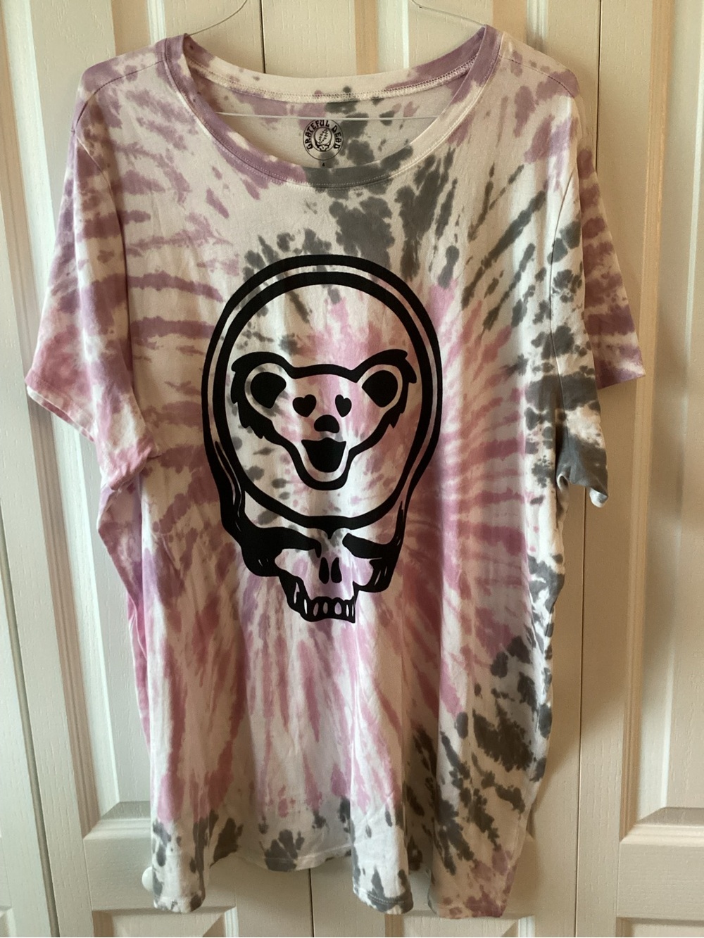 Grateful Dead Relaxed Cotton Jersey Tie Dyed Tee Size 4X - IEC - Picture 2 of 3